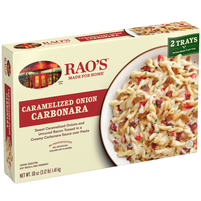 Caramelized Onion Carbonara Frozen Meal, 50 oz - Left angle Image