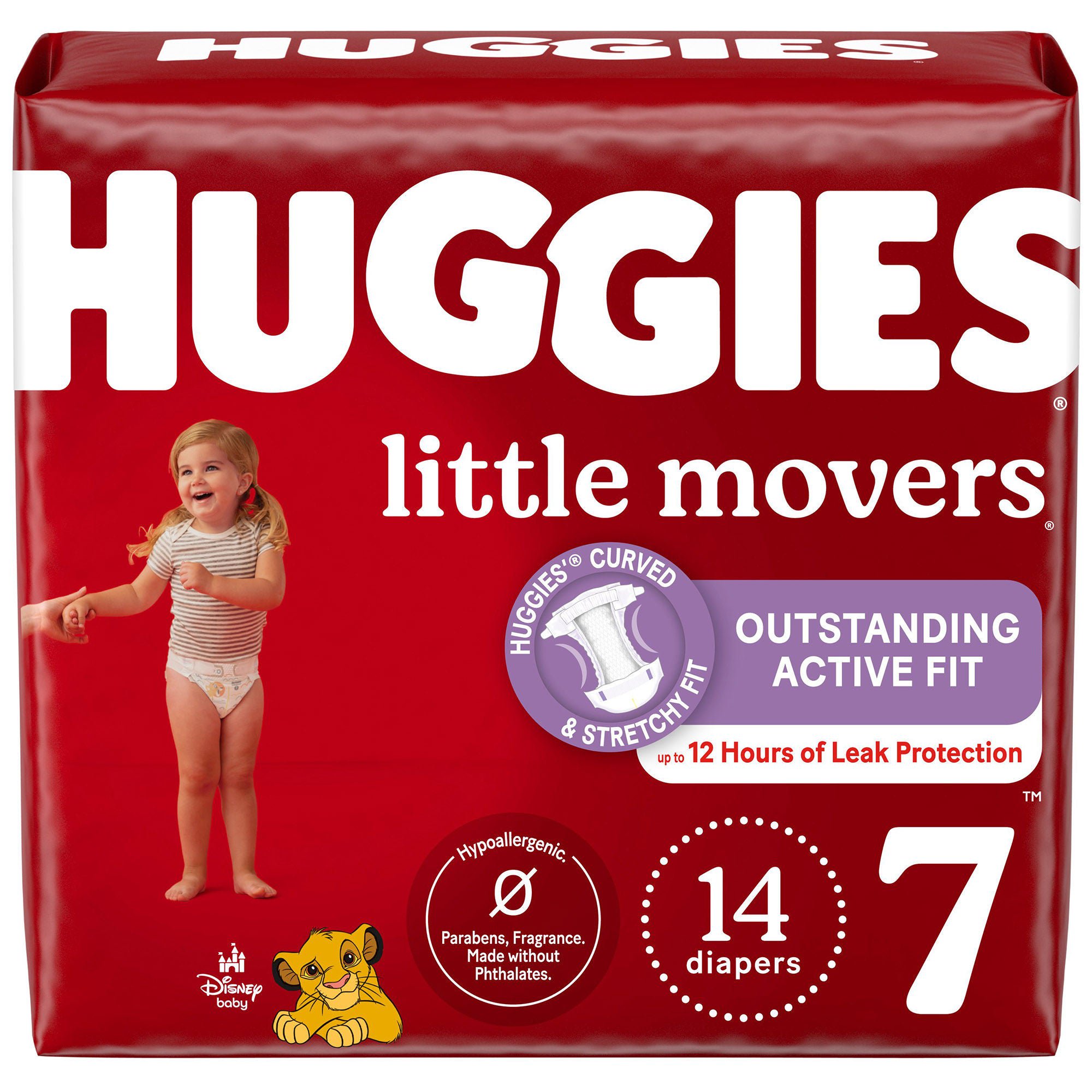 Huggies® Little Movers® Diaper, Size 7