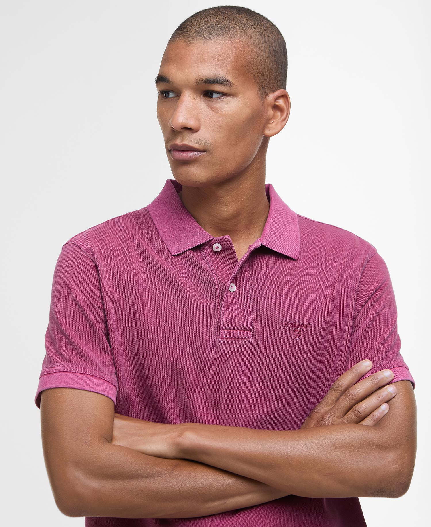 Washed-Out Sports Polo Shirt image number 3