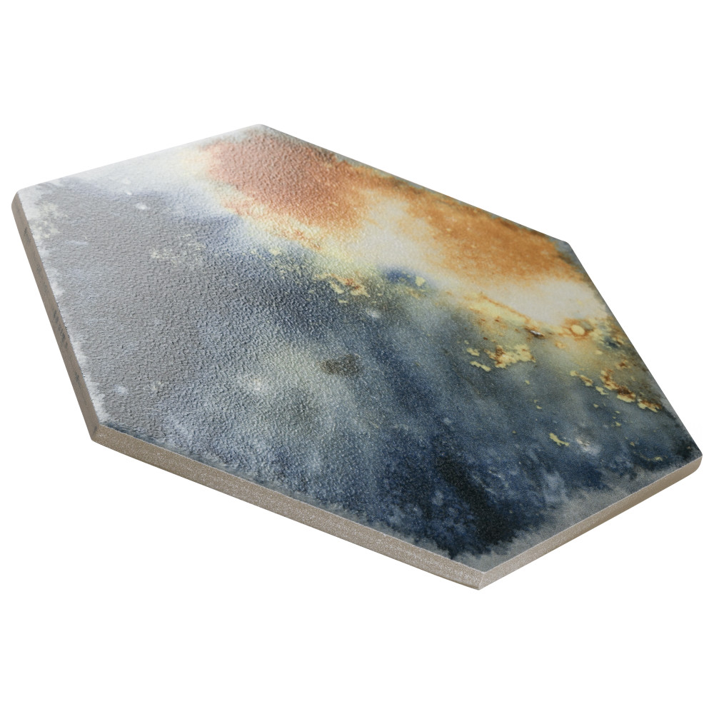 Dorne Hex Mix 8-5/8 in. x 9-7/8 in. Porcelain Floor and Wall Tile