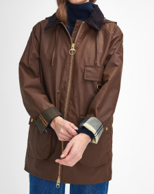 Highclere Waxed Jacket Bark-Muted