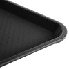 10" x 14" polypropylene fast-food tray in black