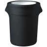 Carlisle, Contour, 32 gal, Black, Receptacle Cover