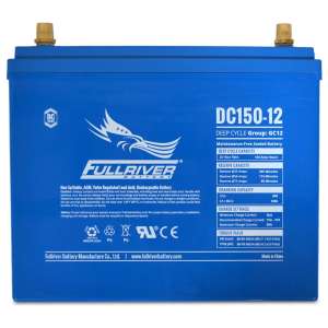 Fullriver Battery, DC150-12 Premium Deep Cycle AGM Battery