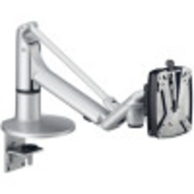 LiftTEC® Arms lift monitors off the desk surface to enhance ergonomic comfort and create more useable space.