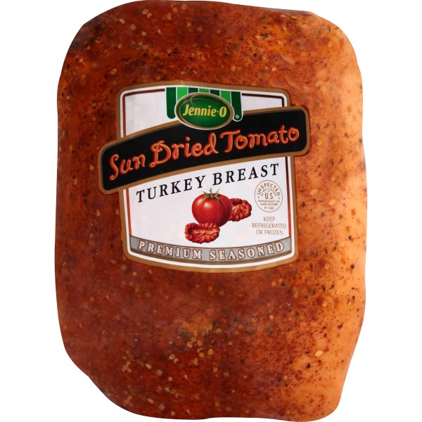 JENNIE-O(r) Premium Seasoned Sun Dried Tomato Turkey Breast 3pc . A1N1 - Front No Plunge In Package (Low Res)