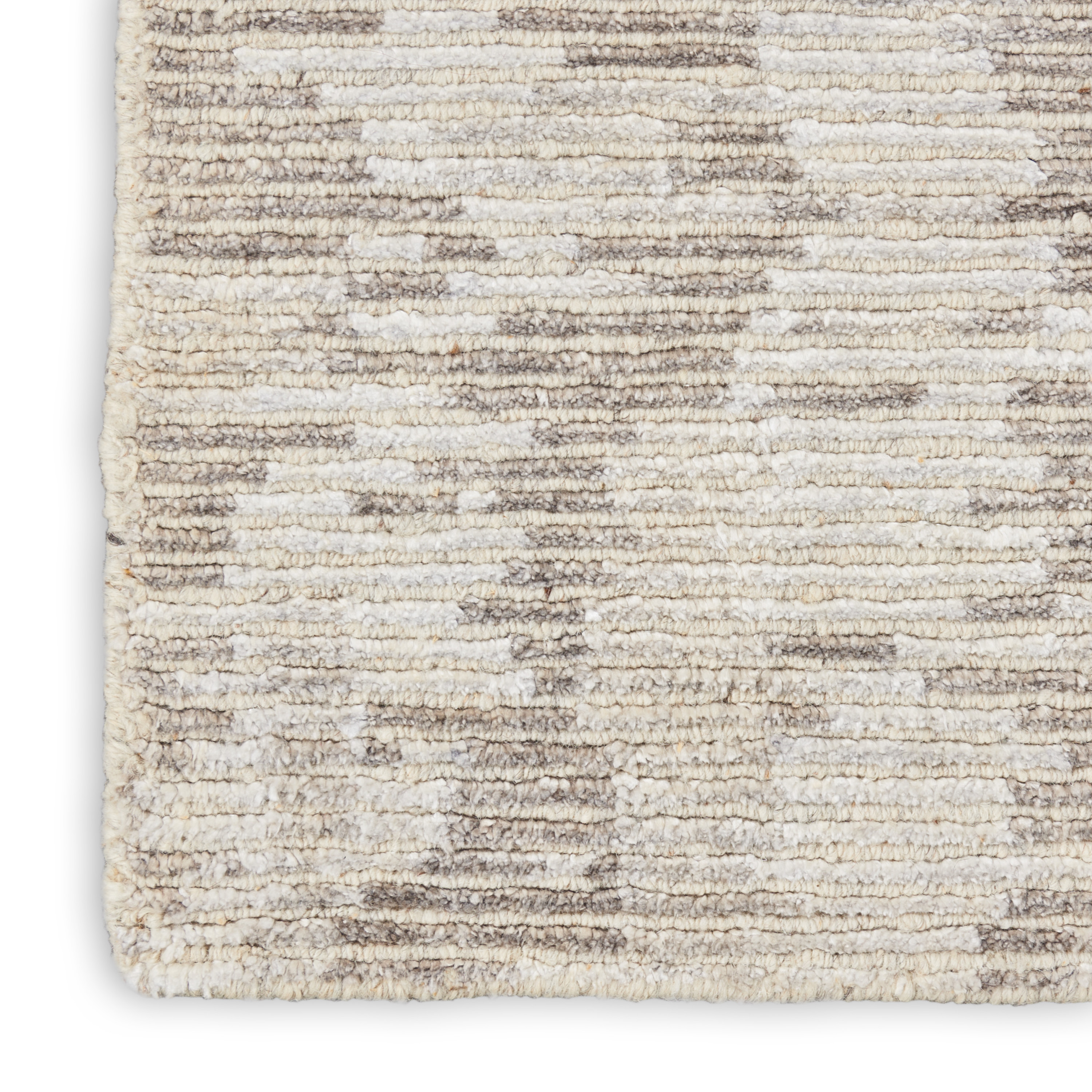 Nourison Ellora 2' x 3' Ivory Grey Modern Indoor Rug