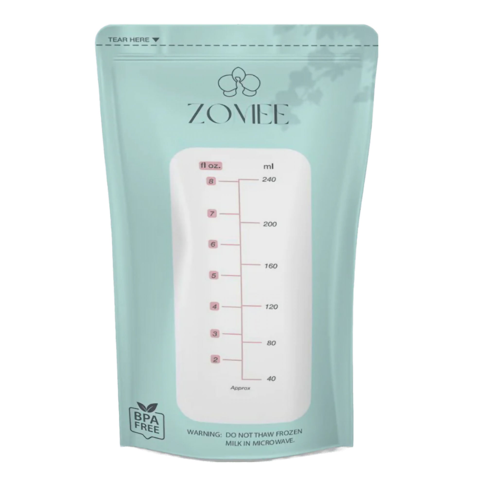 Zev Supplies Corp BAG, STORAGE MILK ZOMEE (100/PK 20PK/CS)