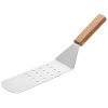 14-inch stainless steel perforated hamburger turner with flexible blade