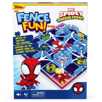 Marvel Spidey and His Amazing Friends Fence Fun Game, Family Game Night, Kids Game, Spider Man Game, For Kids Ages 4+