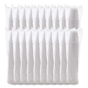 Dart, Hot or Cold Insulated Foam Food Containers, Squat, 16 oz, White