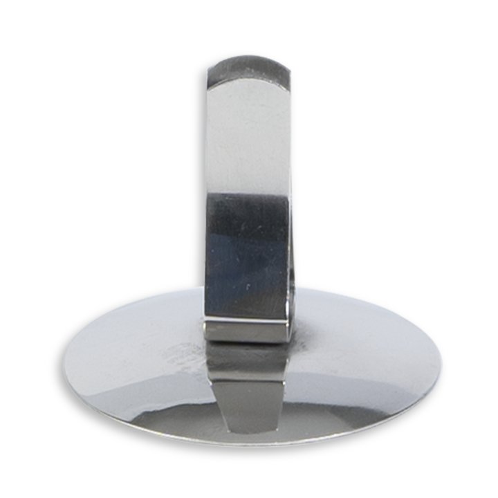 Stainless steel card and menu holder