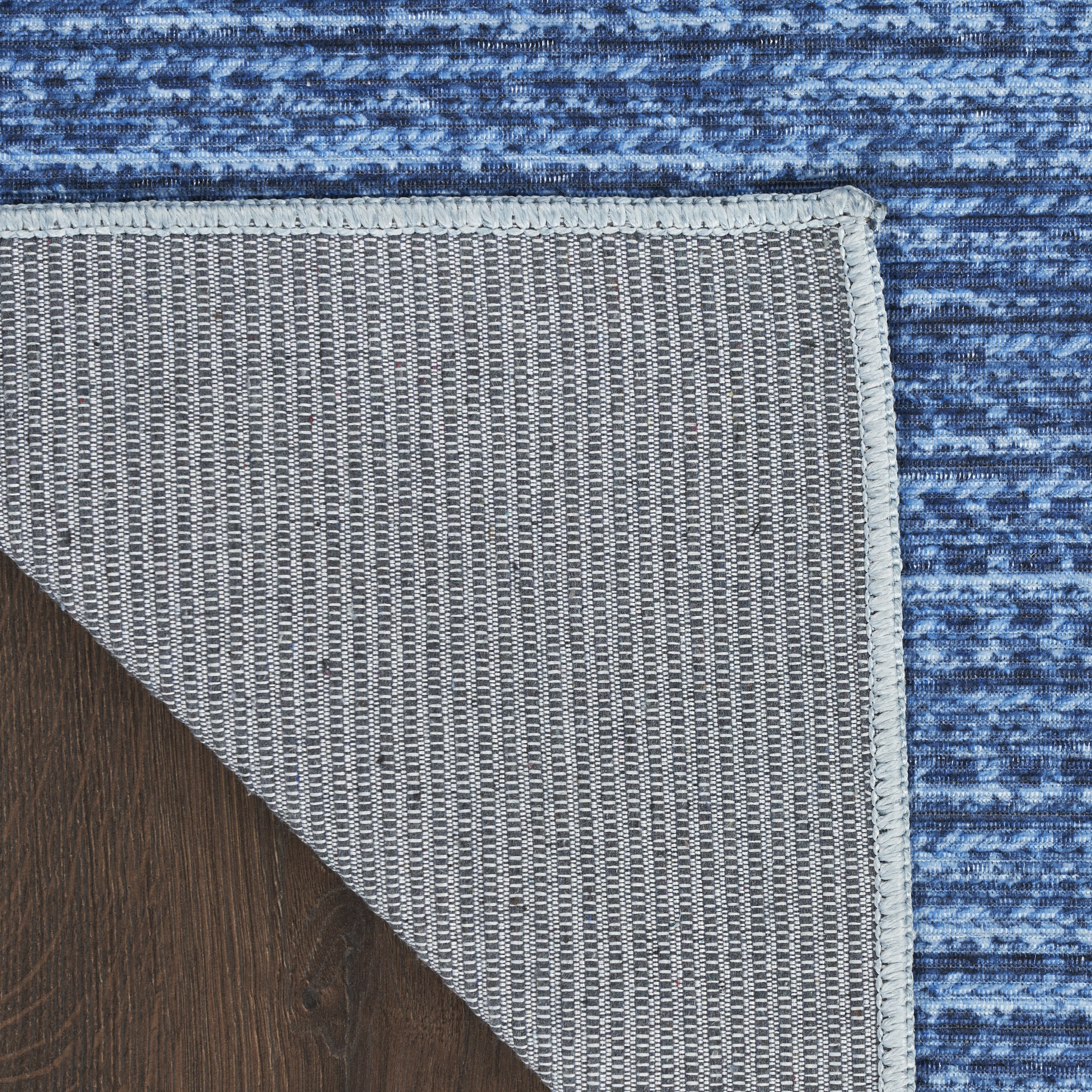 Nourison Nourison Washables 9'2" x 12' Blue Modern Indoor Rug
