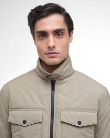 Distill Quilted Jacket Brindle