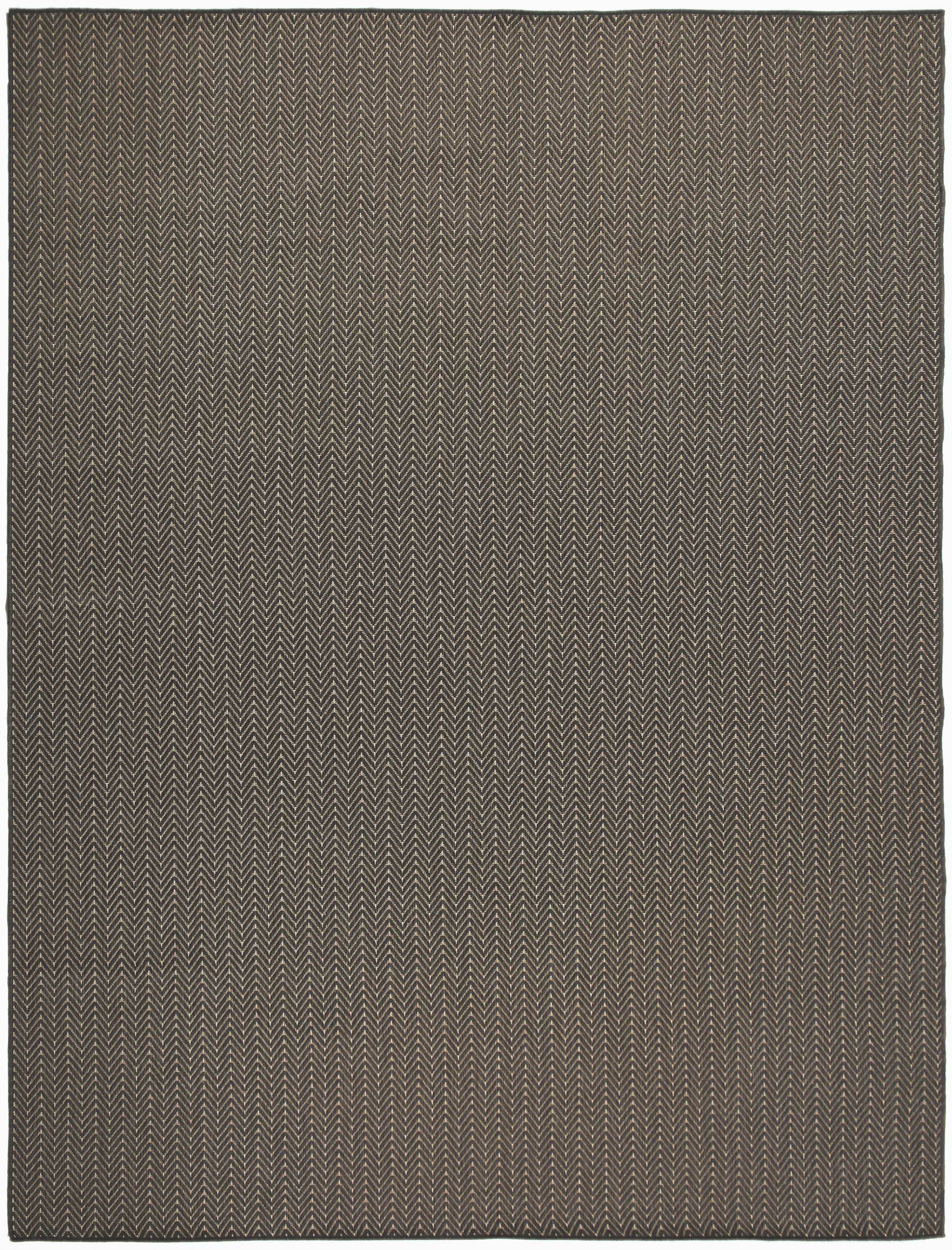 Nourison Horizon Indoor/Outdoor 9' x 12' Charcoal Modern Rug