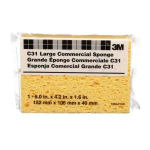 3M,  Commercial Size Sponge C31, 6 in x 4.25 in x 1.625 in, 24/case
