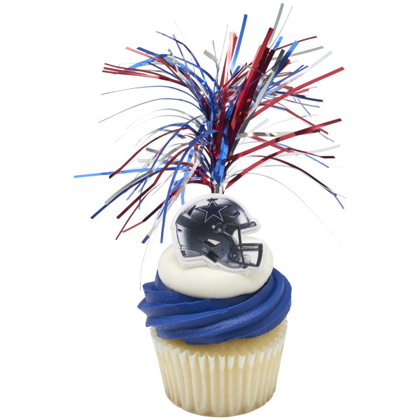 NFL Team Helmet Cupcake Rings