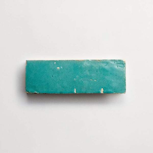 clé zellige | baguette | gloss | forgotten turquoise | sample 