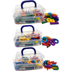 Magnetic Letters & Numbers 3-Pack, Uppercase, Lowercase, Numbers & Symbols