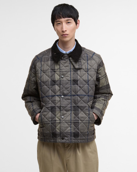 Giacca trapuntata in tartan Transport