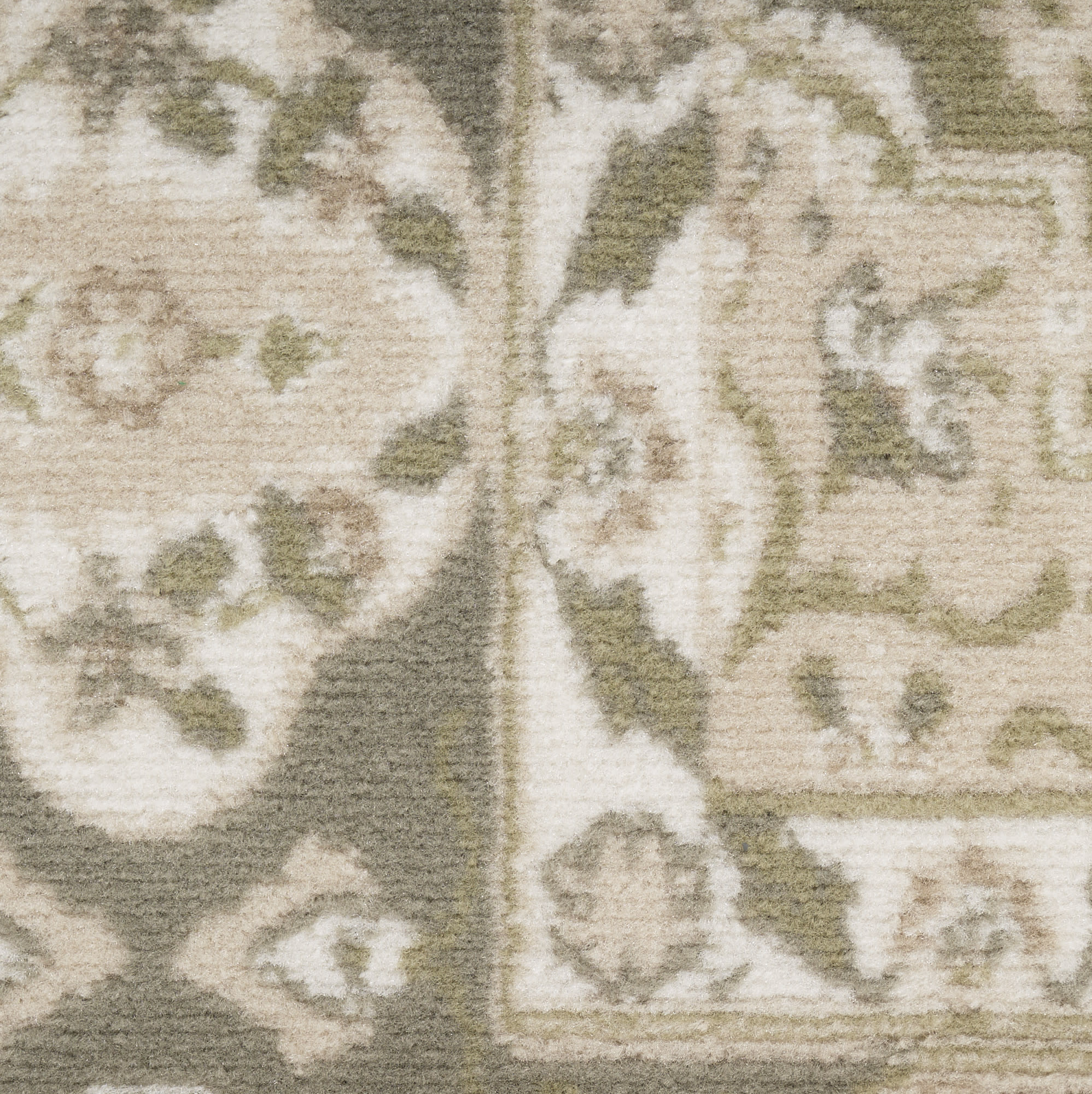 Nourison Grafix 3'9" x 5'9" Green Vintage Indoor Rug