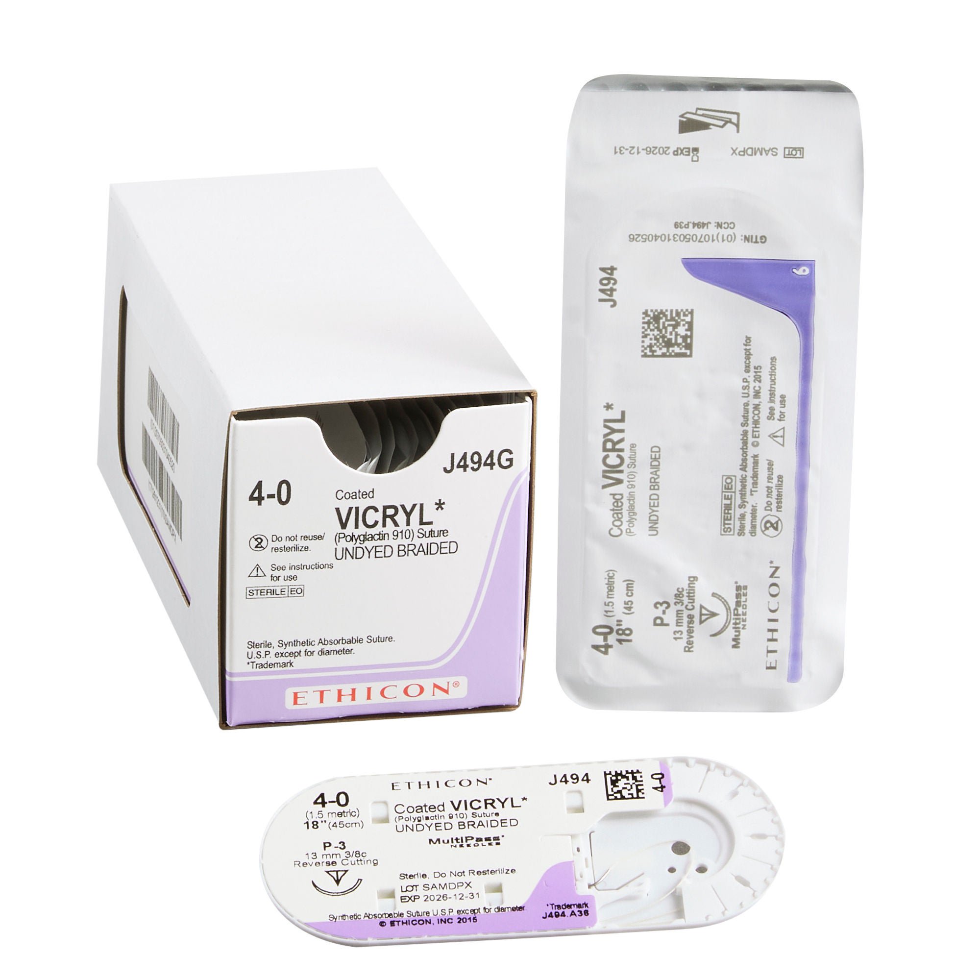 Coated Vicryl™ Suture with Needle