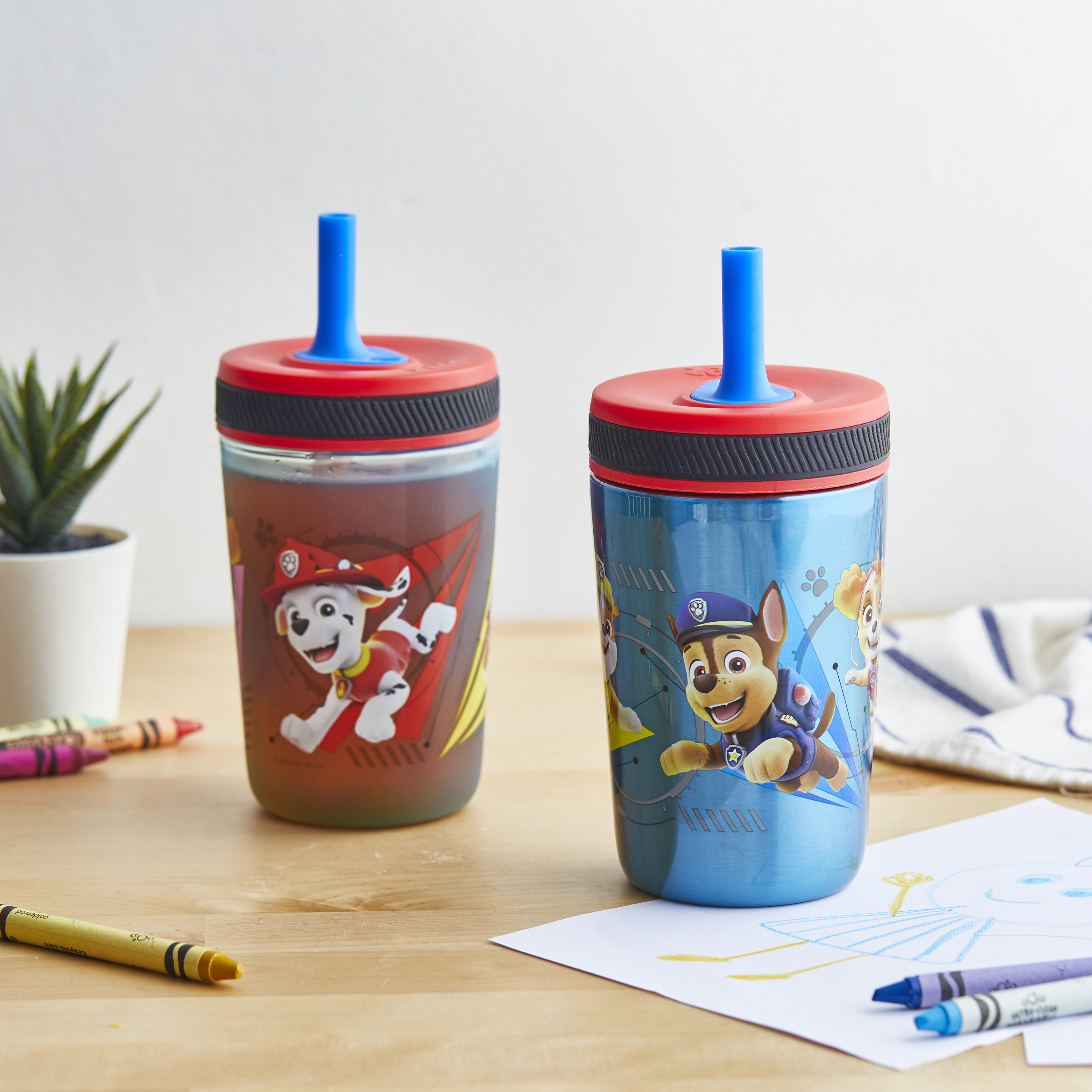 Paw Patrol 15 ounce Plastic Tumbler, Chase, Skye, Marshall and Friends, 3-piece set slideshow image 9 Paw Patrol 15 ounce Plastic Tumbler, Chase, Skye, Marshall and Friends, 3-piece set slideshow image 9