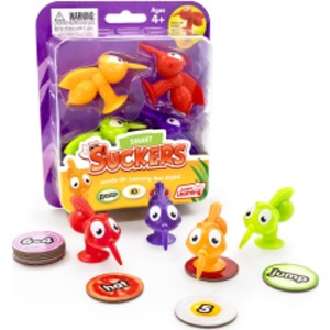 Smart Suckers Learning Game, Multi-Colored, 14 Pieces