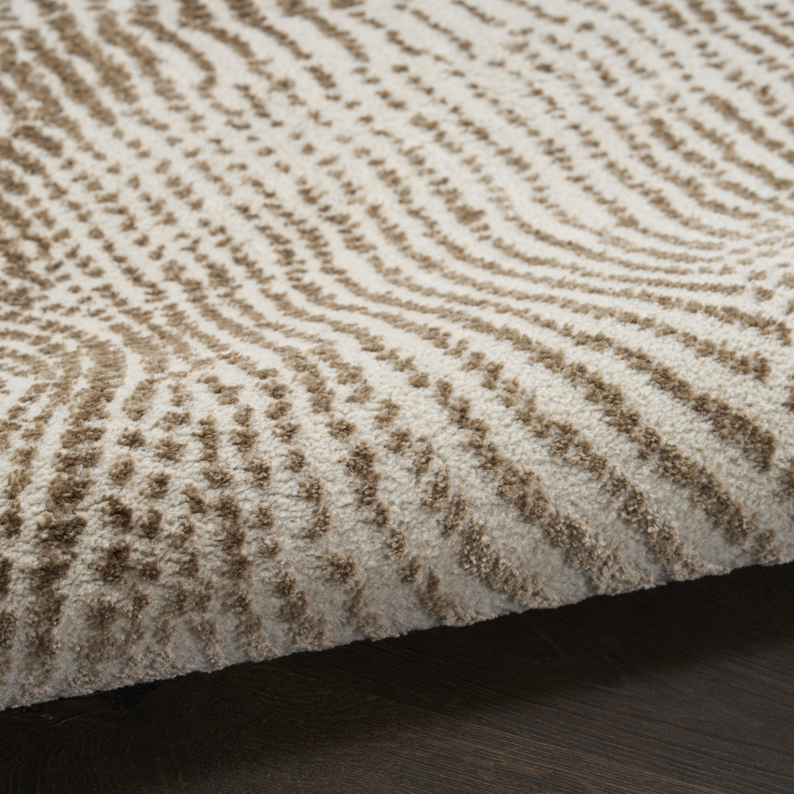 DKNY Central Park West 6' x 9' Beige Brown Modern Indoor Rug