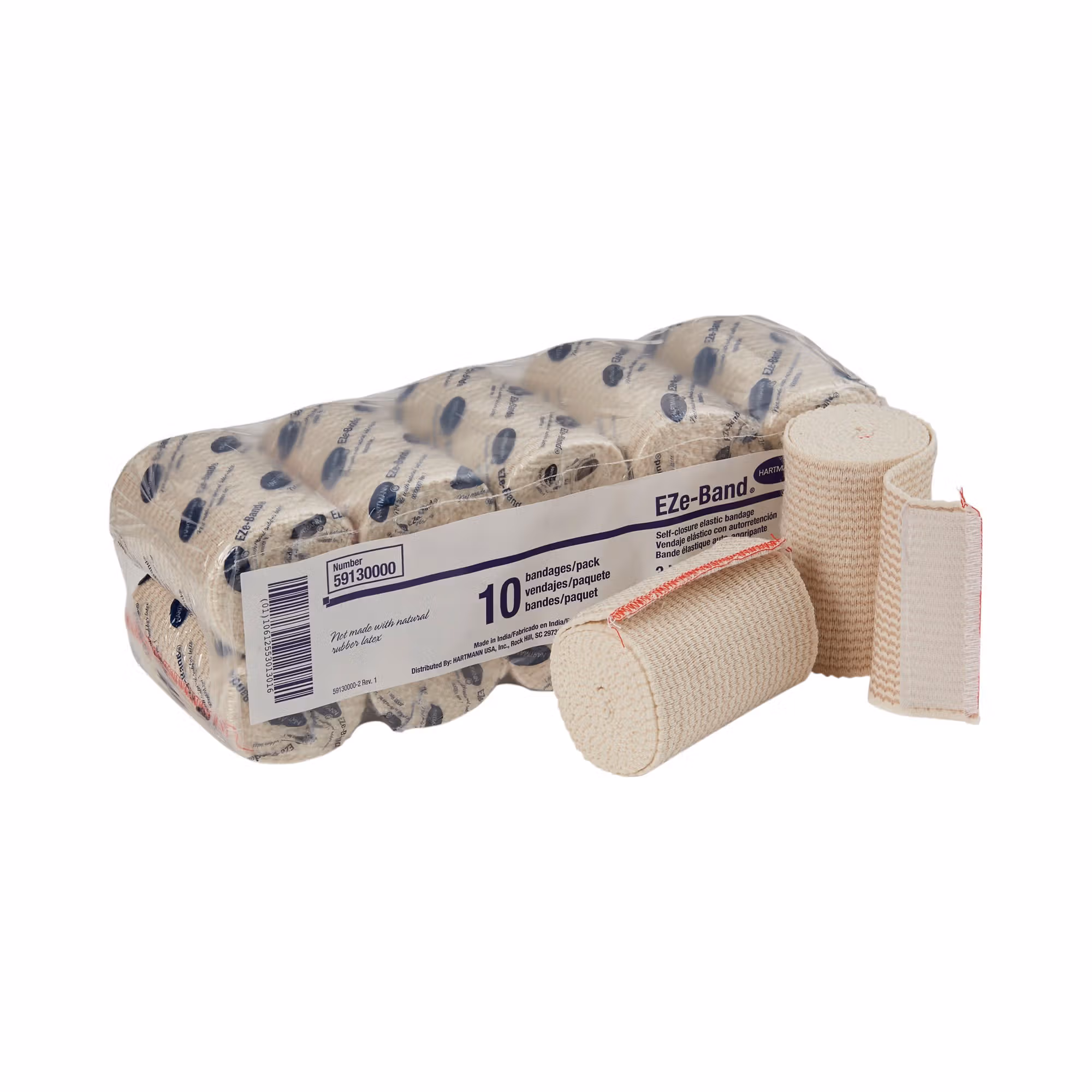 EZe-Band® LF Double hook-and-loop closure Elastic Bandage, 3 Inch x 5 Yard