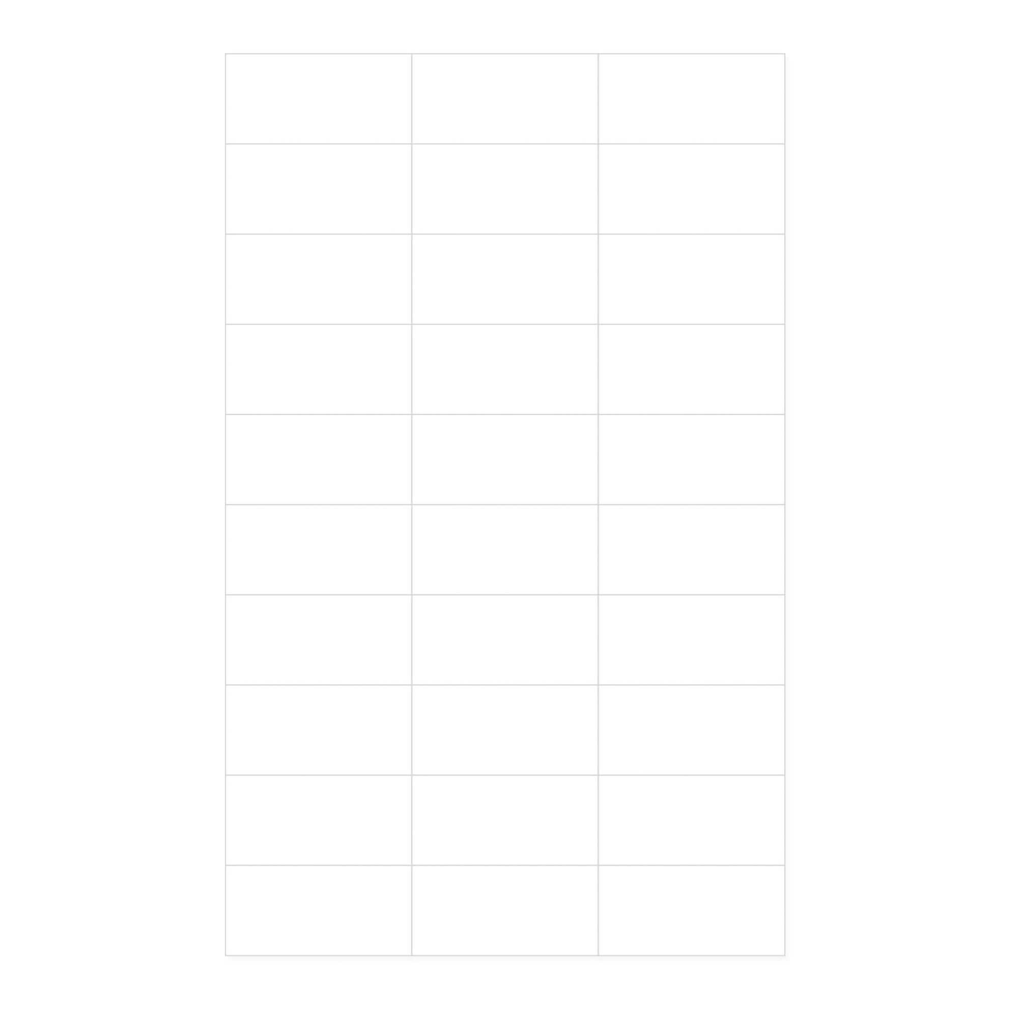 PDC Healthcare LABEL, CHART LASER PORTRAIT WHT 2 27/32"X1 1/12" (1000/CS)