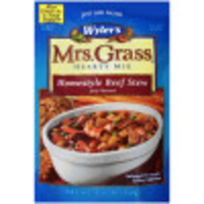 Wyler's Mrs. Grass Homestyle Beef Stew Hearty Mix 5.57 oz Pouch