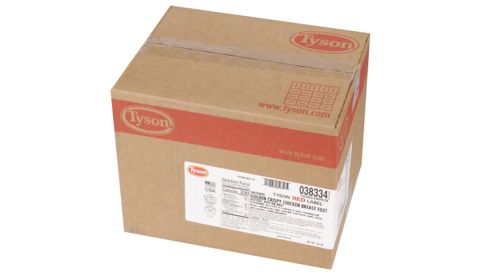 Tyson Red Label® Uncooked Golden Crispy Chicken Breast Filet Fritters, 5 oz._image_5
