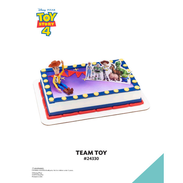 Disney and Pixar's Toy Story 4 Team Toy The Magic of Cakes® Icing Only Page
