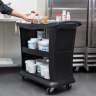 Rubbermaid Commercial, Executive Series, Utility Cart, Black