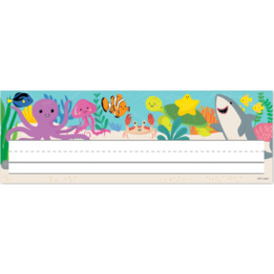 Sea Friends Name Plates, Pack of 36
