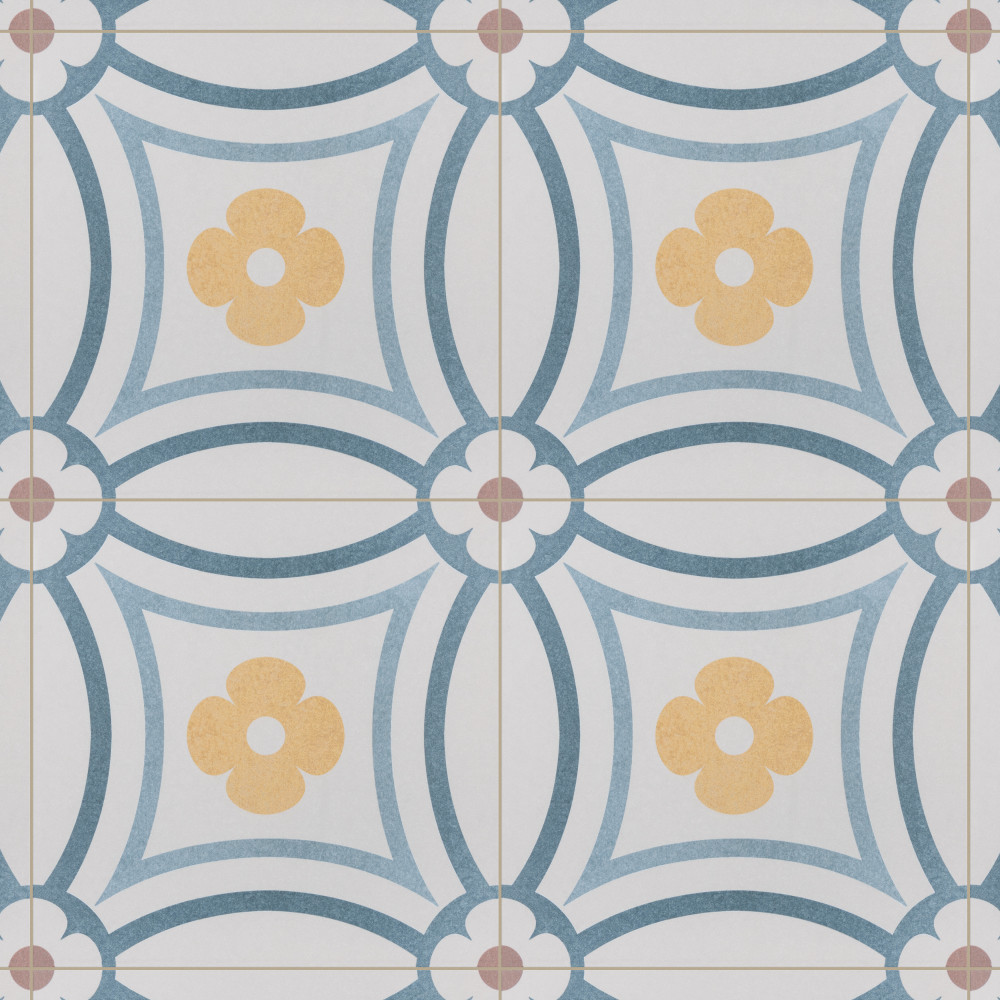 Caprice Saint Tropez 7.88x7.88 Square Porcelain Floor and Wall Digital Pattern