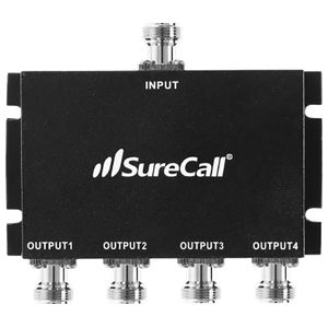 Coax Adapters, Splices and Splitters, N-Type, Female, 4-Port