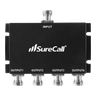 Coax Adapters, Splices and Splitters, N-Type, Female, 4-Port