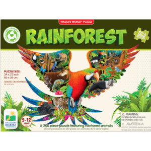 Wildlife World - Rainforest Puzzle, 200 Pieces