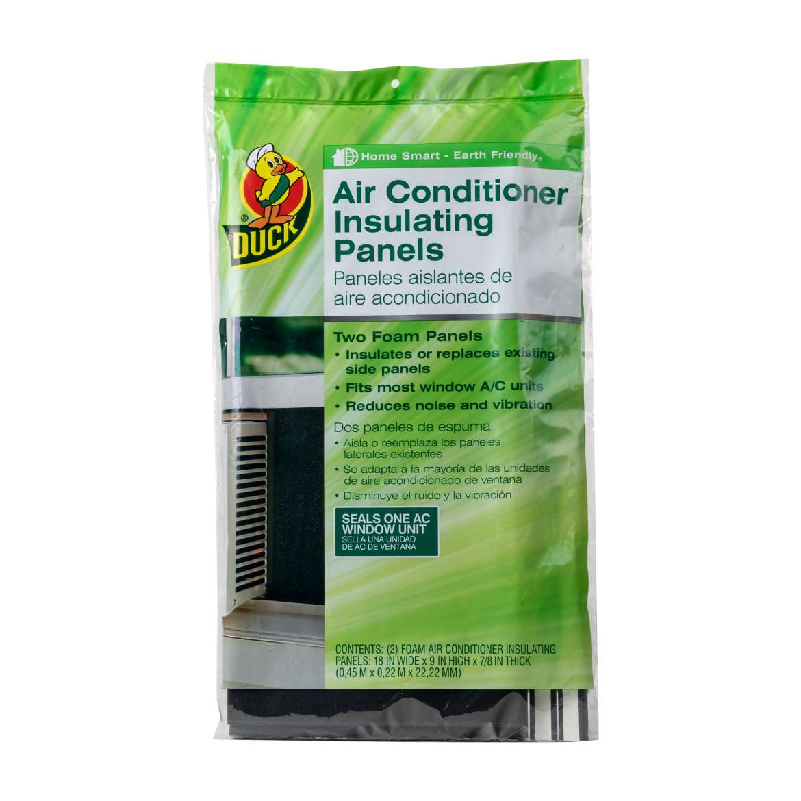 Duck® Brand Window Air Conditioner Insulating Panels, 18 in. x 9 in. x .88 in.