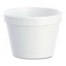 Dart, Bowl Containers, 4 oz, Foam, White