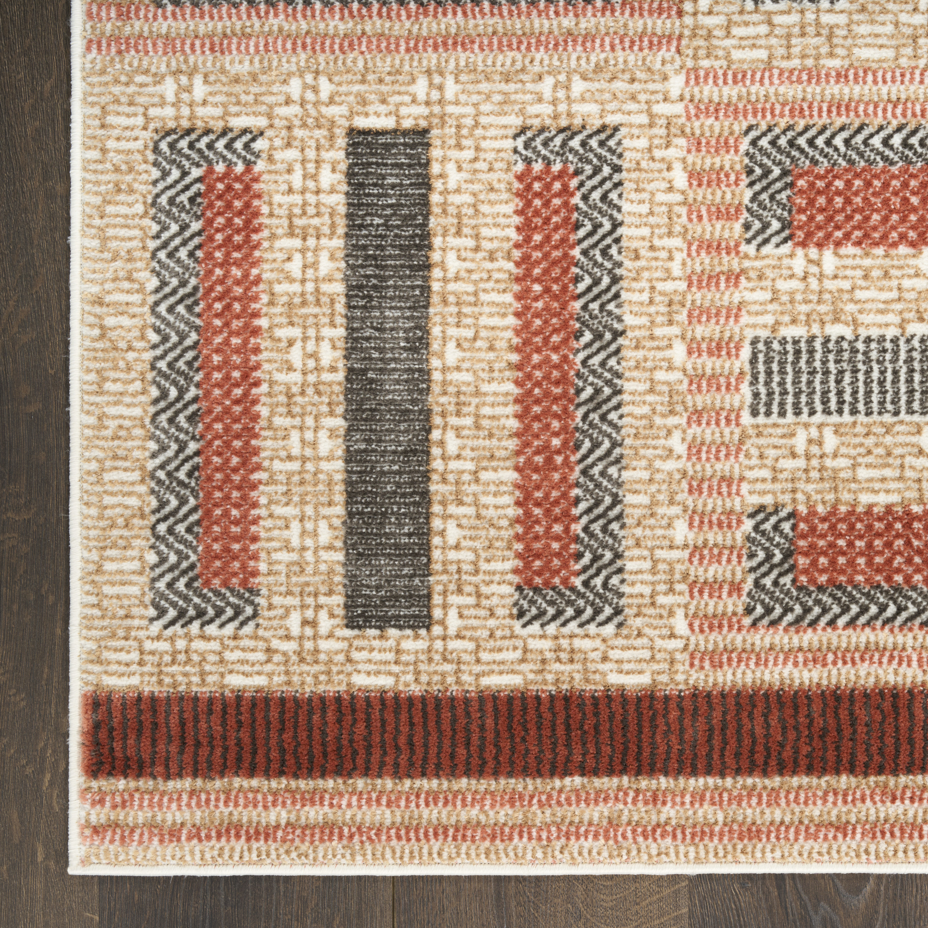 Nourison Nordic 8' x 10' Multicolor Modern Indoor Rug