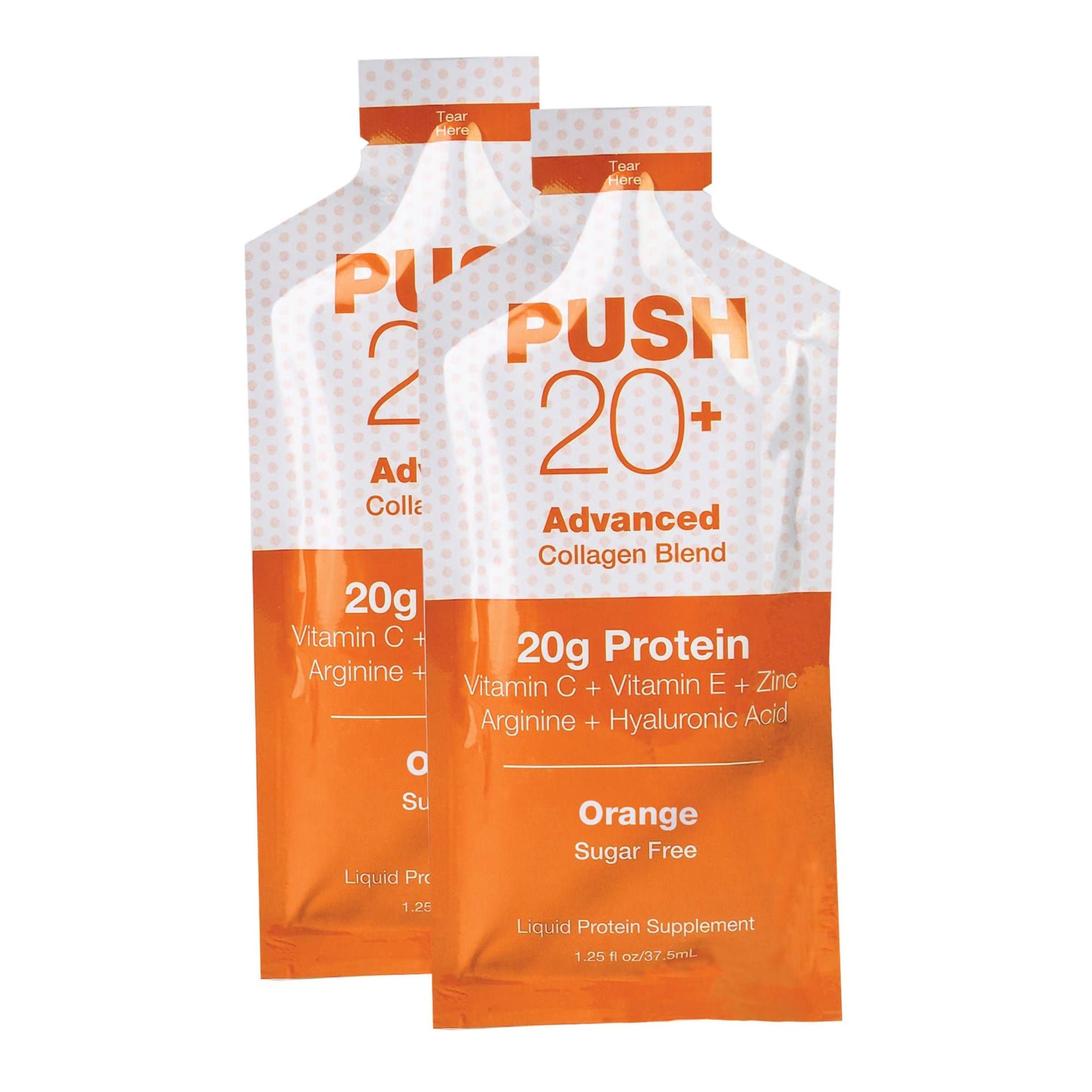 Global Health Products PROTEIN, PUSH 20+ ORANGE 20G 1.25OZ (60/CS)