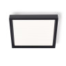 S4S Series SlimSurface LED Downlight 120/277V 650 lm 4000K 80 CRI Square 5/8 in. Thick 4 in. Size Black