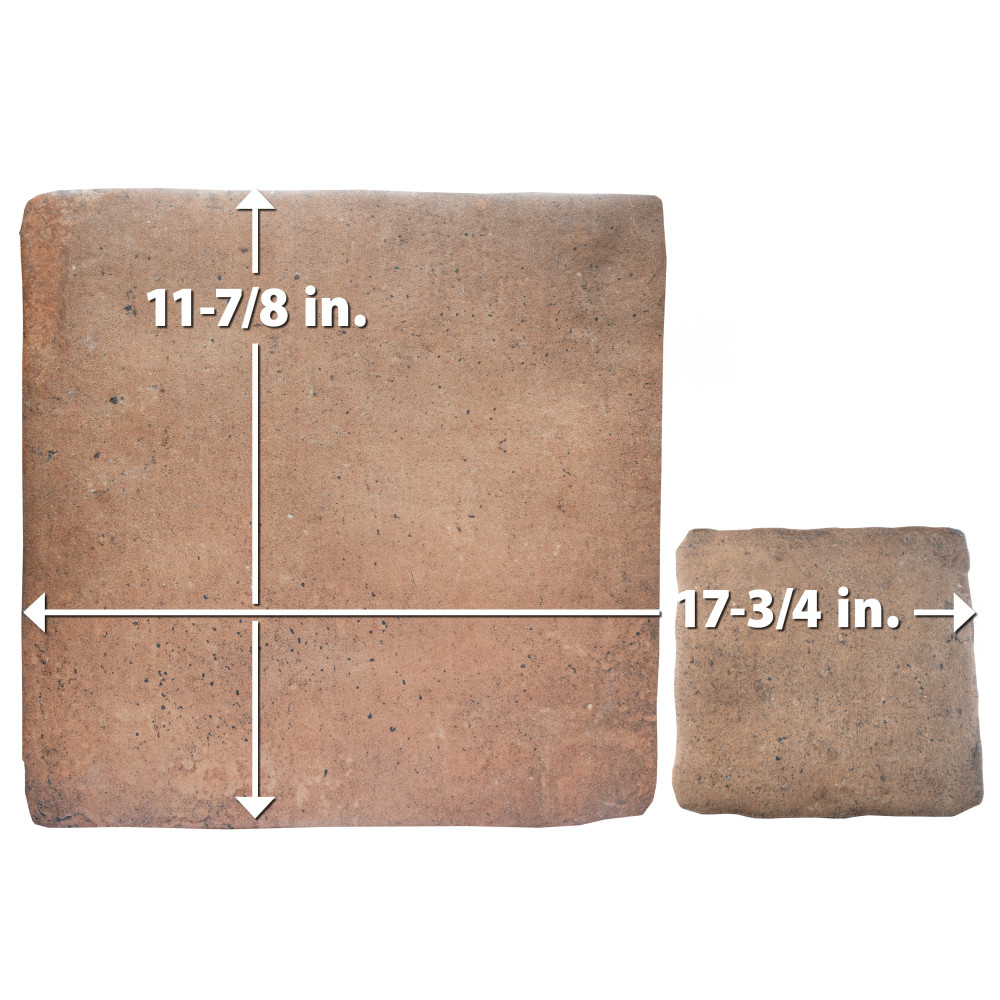 Benisa Marelle Cotto with Cotto Taco 11-7/8 in. x 17-3/4 in. Porcelain Floor and Wall Tile