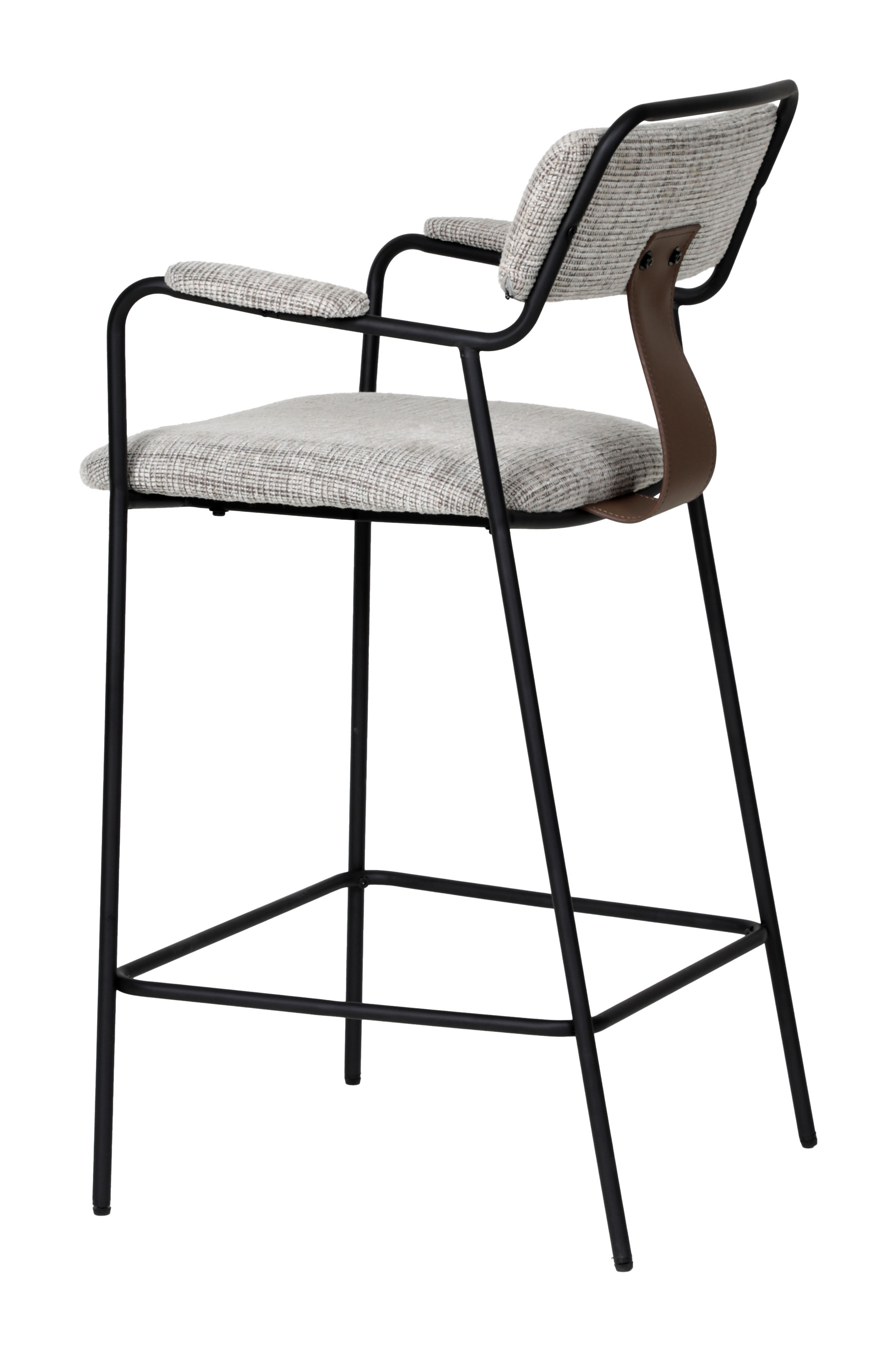 Couva Counter Stool (Set of 2) Gray Tweed product image