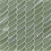 Luce Bamboo Garden 1×3 Feather Mosaic Silk