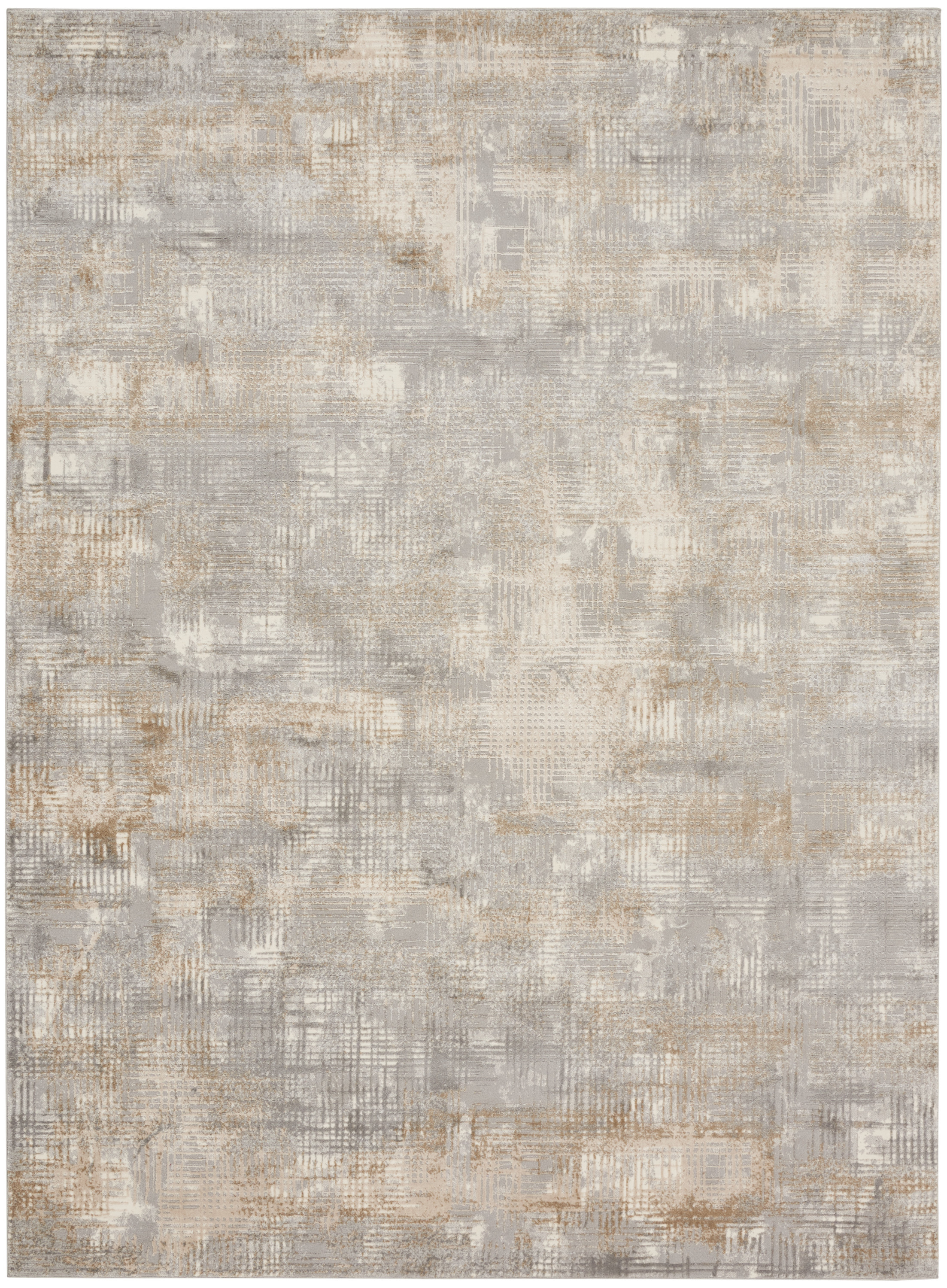 Calvin Klein CK950 Rush 9' x 12' Grey Beige Modern Indoor Rug