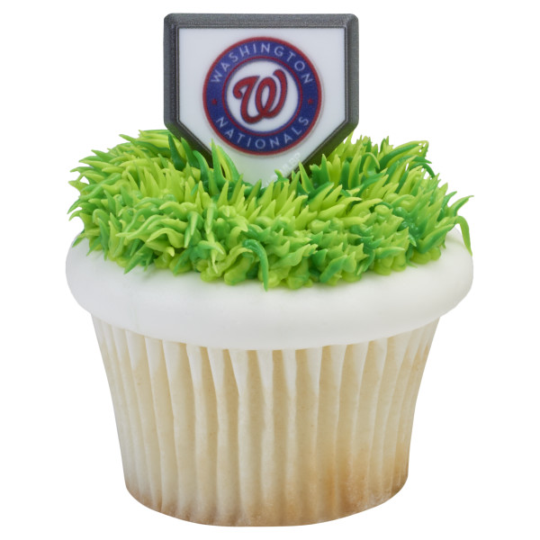 MLB® Home Plate Team Logo Cupcake Rings